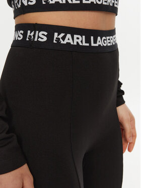 Karl Lagerfeld Jeans Leggings A1W10060 Crna Slim Fit