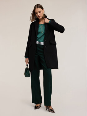 Motivi Motivi Cappotto invernale 0098Q000619N033 Nero Regular Fit