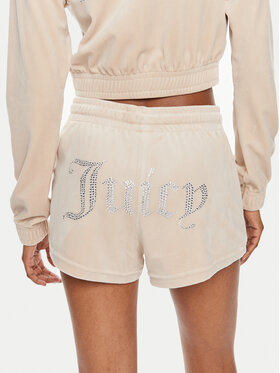 Juicy Couture Športne Kratke Hlače Tamia JCWH121001 Bež Regular Fit