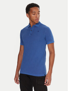 G-Star Raw G-Star Raw Polo marškinėliai Dunda D11595-D756 Mėlyna Slim Fit