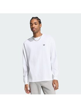 adidas adidas Longsleeve 165312 Biały Loose Fit