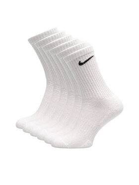 Nike Nike Zestaw 6 par wysokich skarpet unisex EVERYDAY CUSHIONED Biały