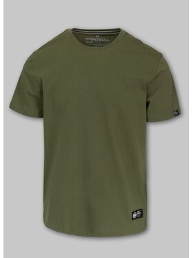 PITBULL PITBULL T-Shirt Koszulka No Logo 20 L Zielony Regular Fit