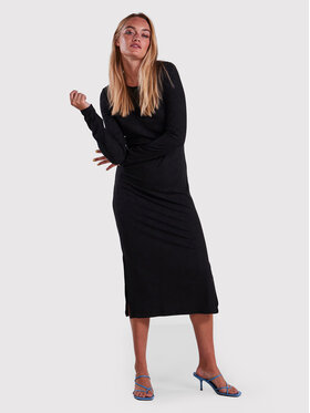 Pieces Pieces Kleid für den Alltag Kylie 17126214 Schwarz Slim Fit