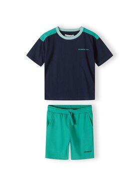 MINOTI MINOTI T-Shirt 23fleece32 Zielony Regular Fit