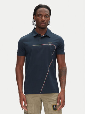 Aeronautica Militare Aeronautica Militare Polokošeľa 251PO1862J682 Tmavomodrá Regular Fit