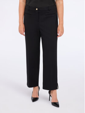 Fiorella Rubino Fiorella Rubino Pantaloni di tessuto P605L002179N033 Nero Cropp Fit