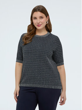 Fiorella Rubino Fiorella Rubino Sweter M109L008383N034 Niebieski Regular Fit