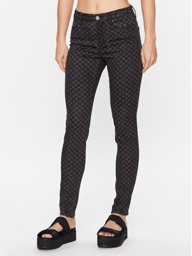KARL LAGERFELD KARL LAGERFELD Jeansy Monogram 216W1102 Šedá Skinny Fit
