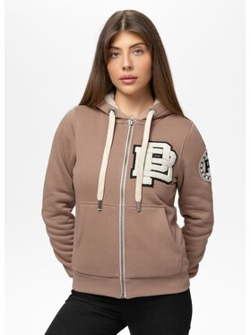 PITBULL PITBULL Bluza RUFFINA PB Brązowy Regular Fit