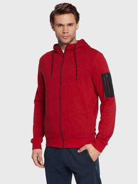 Volcano Volcano Mikina B-Rocky M01170-W23 Červená Regular Fit