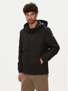 Guess Guess Kurtka przejściowa M5YL14 WHEW2 Czarny Regular Fit