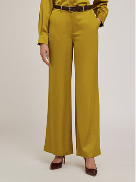Motivi Motivi Pantaloni di tessuto P232Q003816N005 Giallo Over Fit