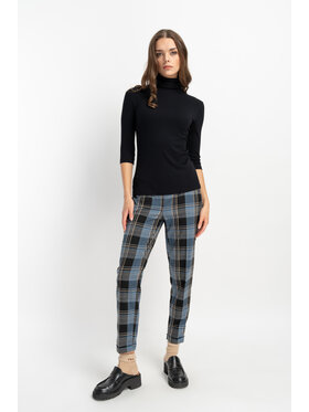 CLICK CLICK Kalhoty z materiálu 30-313 Modrá Jazzy Fit