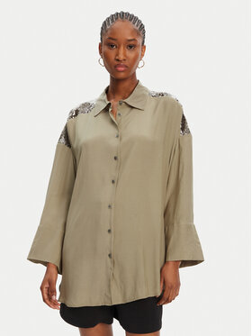 ACCESS FASHION ACCESS FASHION Hemd 53-7027-437 Grün Loose Fit