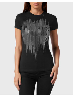 PHILIPP PLEIN PHILIPP PLEIN Tričko 1265 Čierna Regular Fit