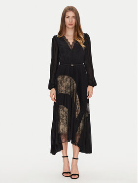 TWINSET TWINSET Kleid für den Alltag 251TP2780 Schwarz Loose Fit
