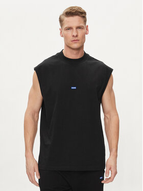 HUGO Hugo Tank top Navertz 50509773 Negru Regular Fit