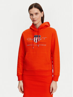 Gant Gant Bluză Archive Shield 4200276 Portocaliu Regular Fit