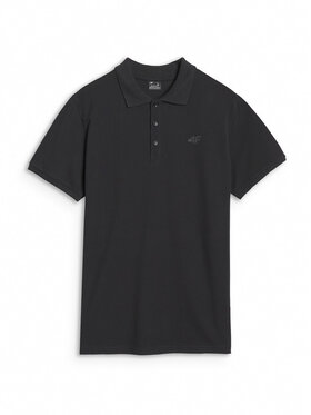4F 4F Polo NOS Czarny Regular Fit