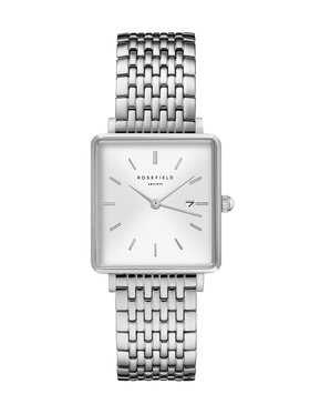Rosefield Rosefield Zegarek Boxy Srebrny