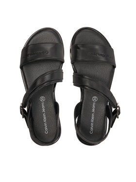 Calvin Klein Jeans Sandale Flat Sandal V3A2-80825-1688 S Crna