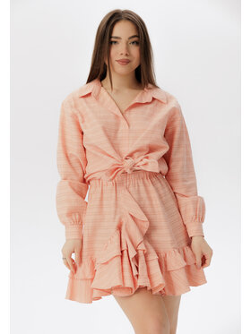 LAURELLA LAURELLA Sukienka codzienna 4SS098 Pomarańczowy Regular Fit
