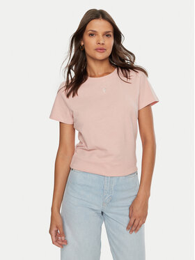 Guess Guess Тишърт W4BI13 KCJI0 Розов Regular Fit