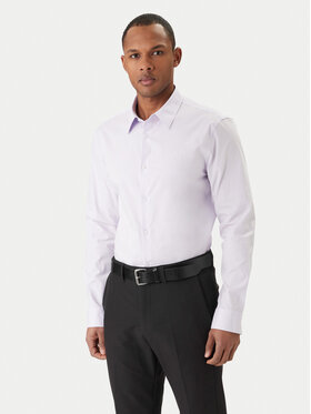 Calvin Klein Calvin Klein Koszula LV04LB145G Różowy Slim Fit