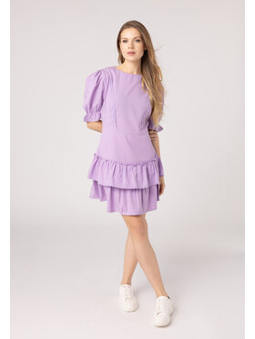 LAURELLA LAURELLA Sukienka codzienna Laurella 4UL044700 Fioletowy Regular Fit