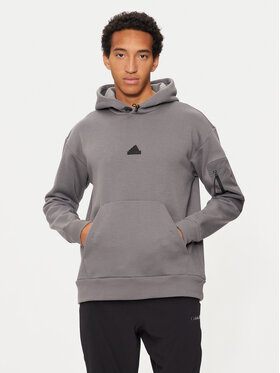 adidas adidas Majica dugih rukava City Escape IY1518 Siva Regular Fit