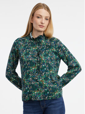 Orsay Orsay Bluzka 650259660000__38 Zielony Regular Fit
