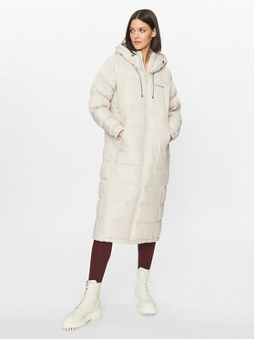 Columbia Columbia Kurtka zimowa Pike Lake™ II Long Jacket Écru Regular Fit