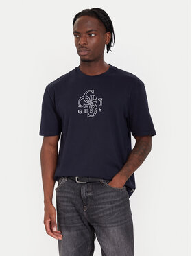 Guess Guess T-shirt M5BI76 I3Z14 Plava Relaxed Fit