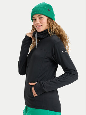 Roxy Roxy Funkčná mikina Vertere Full Zip ERJFT04974 Čierna Regular Fit