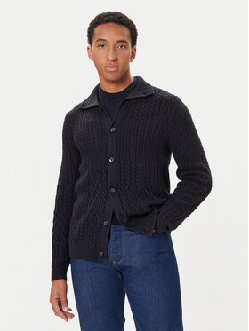 Guess Guess Kardigan M5BR43 Z2ZK2 Granatowy Regular Fit