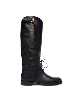 Weekend Max Mara Weekend Max Mara Cizme lungi riding Visby 2525796015600 Negru