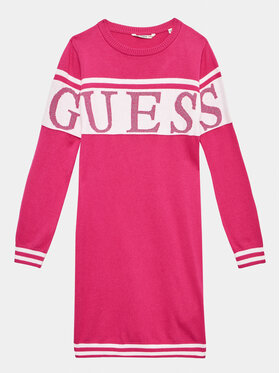 Guess Guess Vestito di maglia J3YK03 Z38B0 Rosa Regular Fit