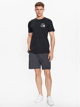 Quiksilver Majica The Original EQYZT07239 Črna Regular Fit