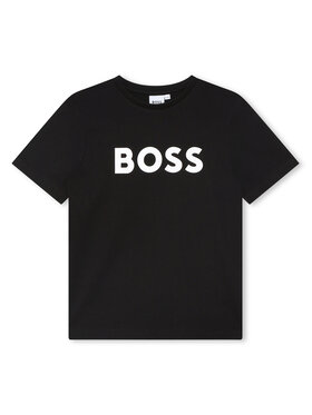BOSS Boss Tričko J25P24 D Čierna Regular Fit