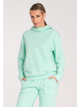FIGL FIGL Bluza M1034 Zielony Regular Fit