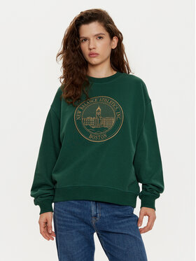 New Balance New Balance Bluză WT43553 Verde Oversize