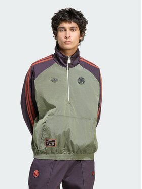 adidas adidas Kurtka wielofunkcyjna FC Bayern Terrace Icons Zielony Loose Fit