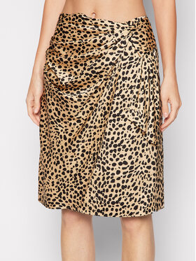 Boss Boss Spódnica midi C_Vedina 50464362 Beżowy Regular Fit