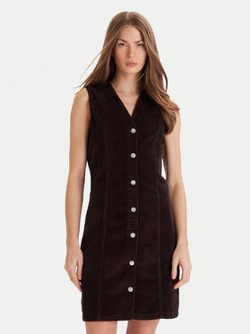 Vero Moda Vero Moda Každodenné šaty Eden 10333959 Hnedá Regular Fit