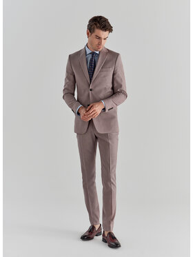 Pako Lorente Pako Lorente Spodnie garniturowe P22SP-6G-003 Różowy Slim Fit