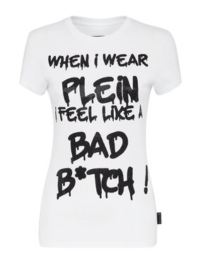 PHILIPP PLEIN PHILIPP PLEIN T-Shirt 2123 Biały Regular Fit
