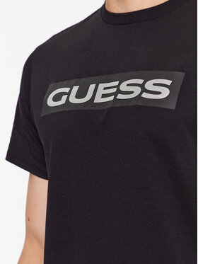 Guess Majica M3BI80 K9RM1 Črna Slim Fit