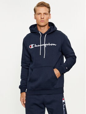 Champion Champion Felpa Hooded Sweatshirt 219203 Blu scuro Comfort Fit
