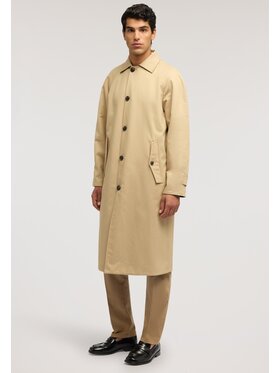 Trussardi Trussardi Płaszcz zimowy 0009M000013N006 Kremowy Regular Fit